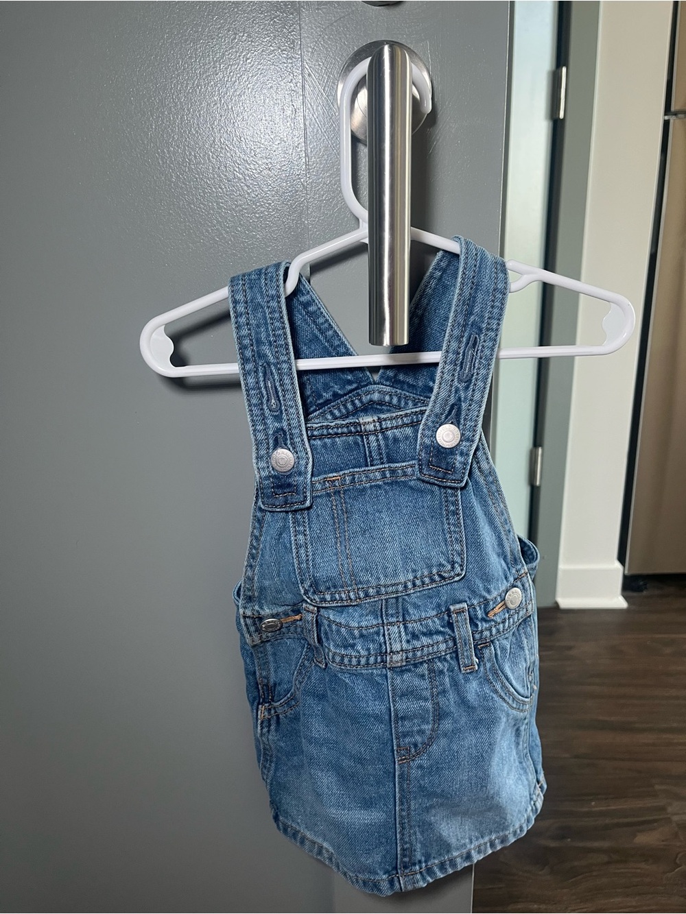 Old Navy Blue Denim Overall Dress for Kids